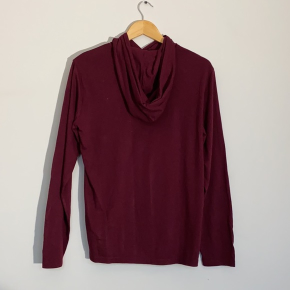 Polo Hoodie Lightweight | Burgunde Small USED | - Picture 4 of 5